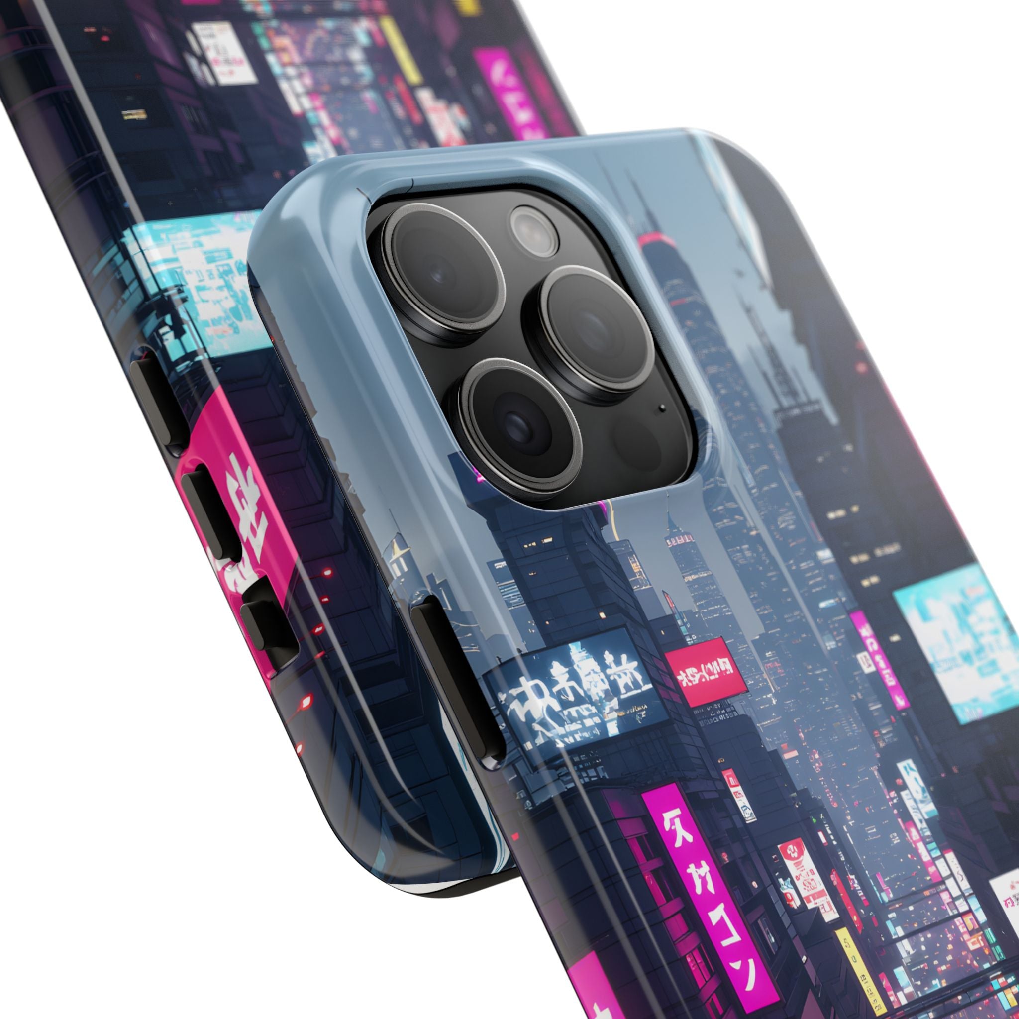 PHILIA — Cyberpunk City Phone Case | Futuristic Night Skyline