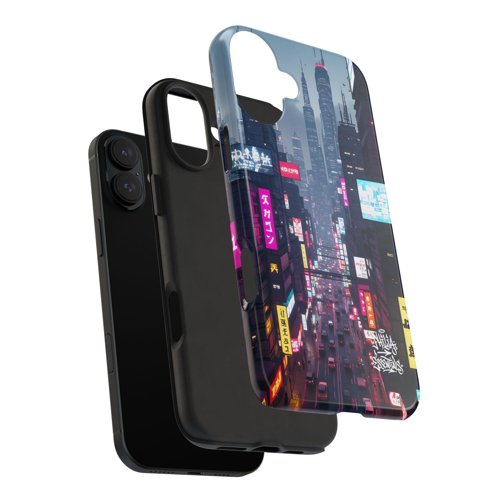 PHILIA — Cyberpunk City Phone Case | Futuristic Night Skyline