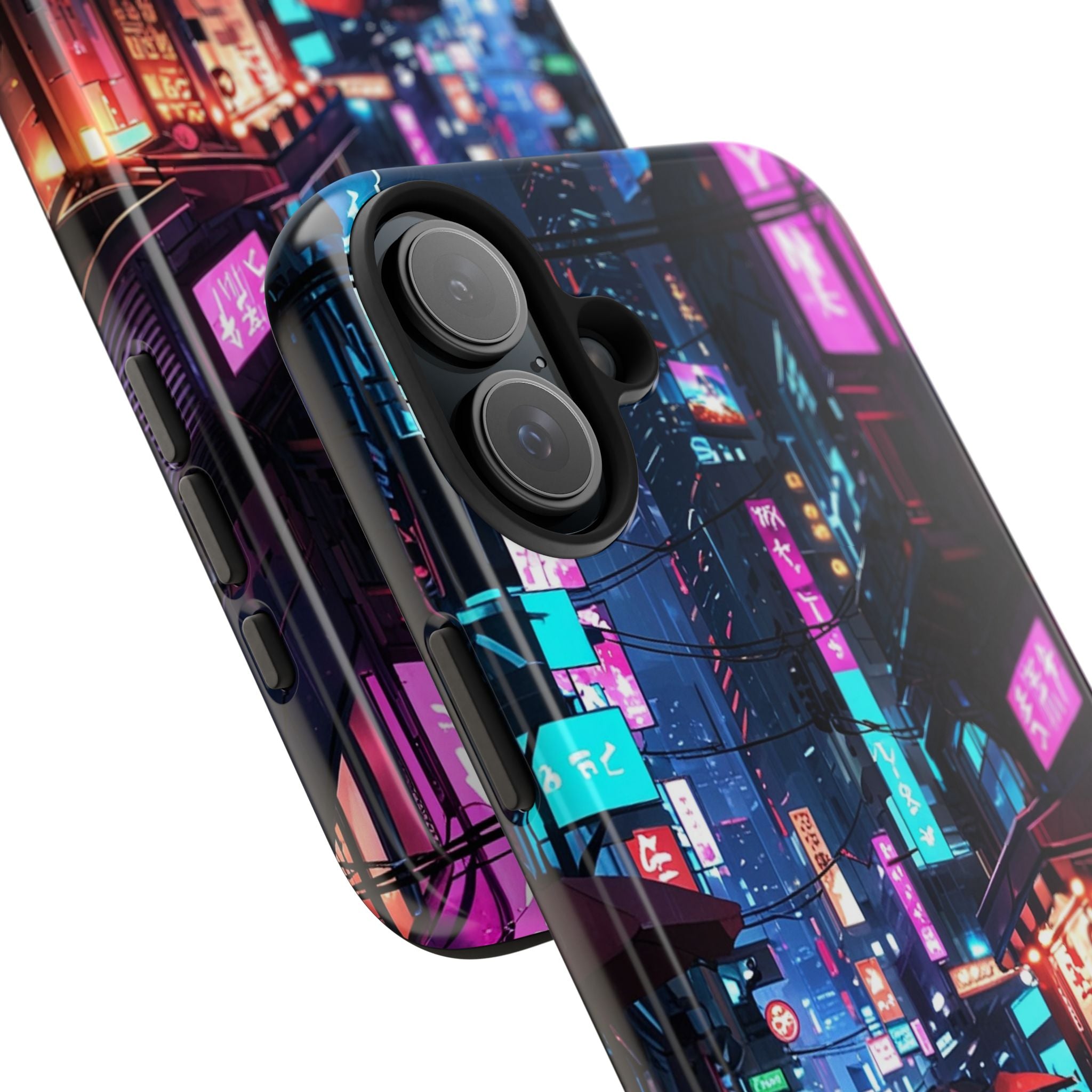 PHILIA — Neon City Alley Phone Case | Cyberpunk Tokyo Night