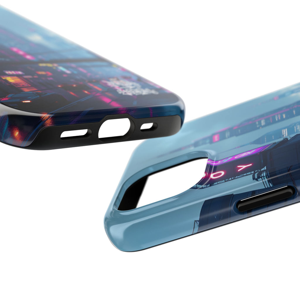 PHILIA — Neon Skyline Phone Case | Futuristic Festival Cover