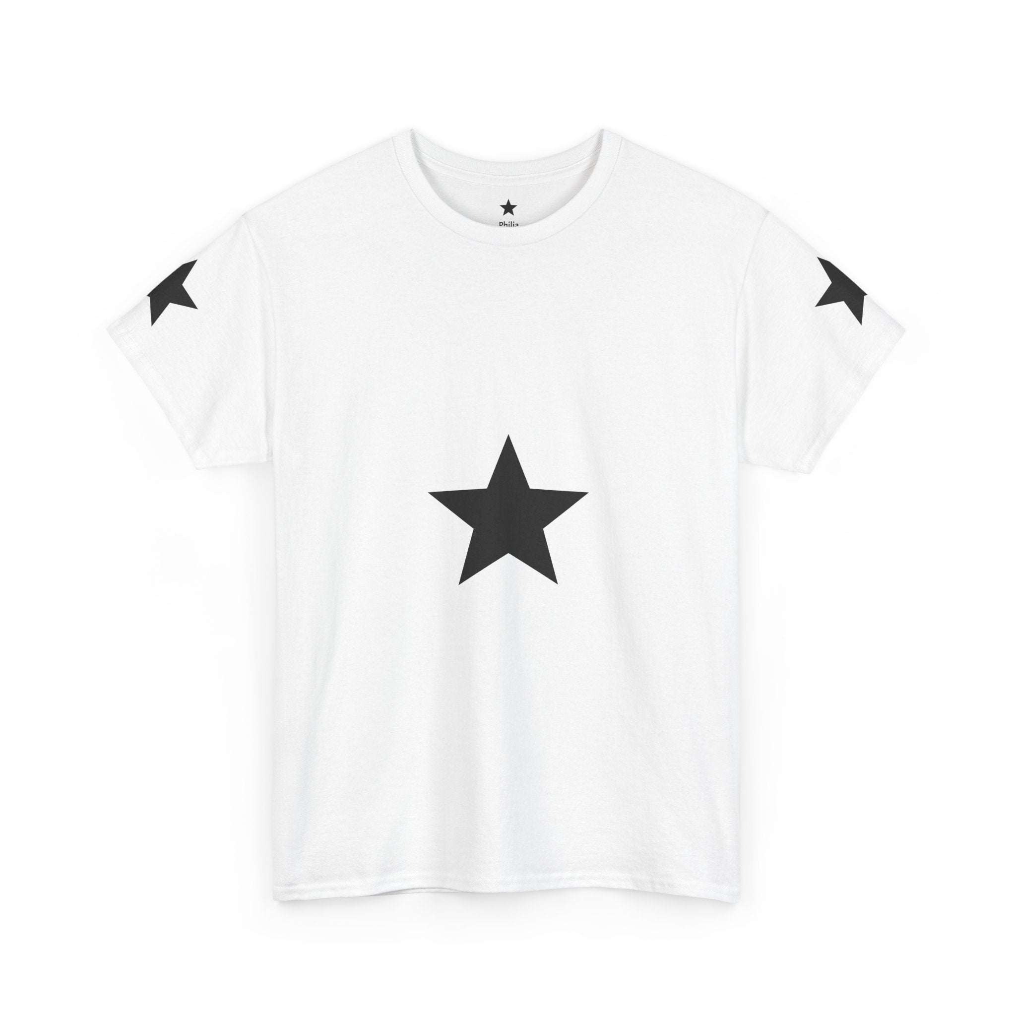 PHILIA — Black Star Tee | Minimal Festival Graphic T-Shirt
