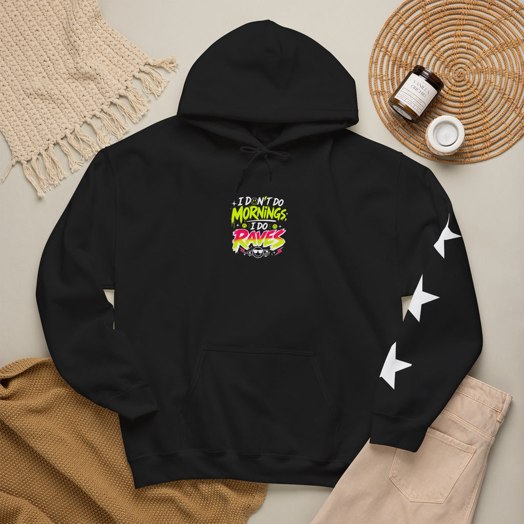 PHILIA — After Rave Hoodie | I Don't Do Mornings Retro Graphic