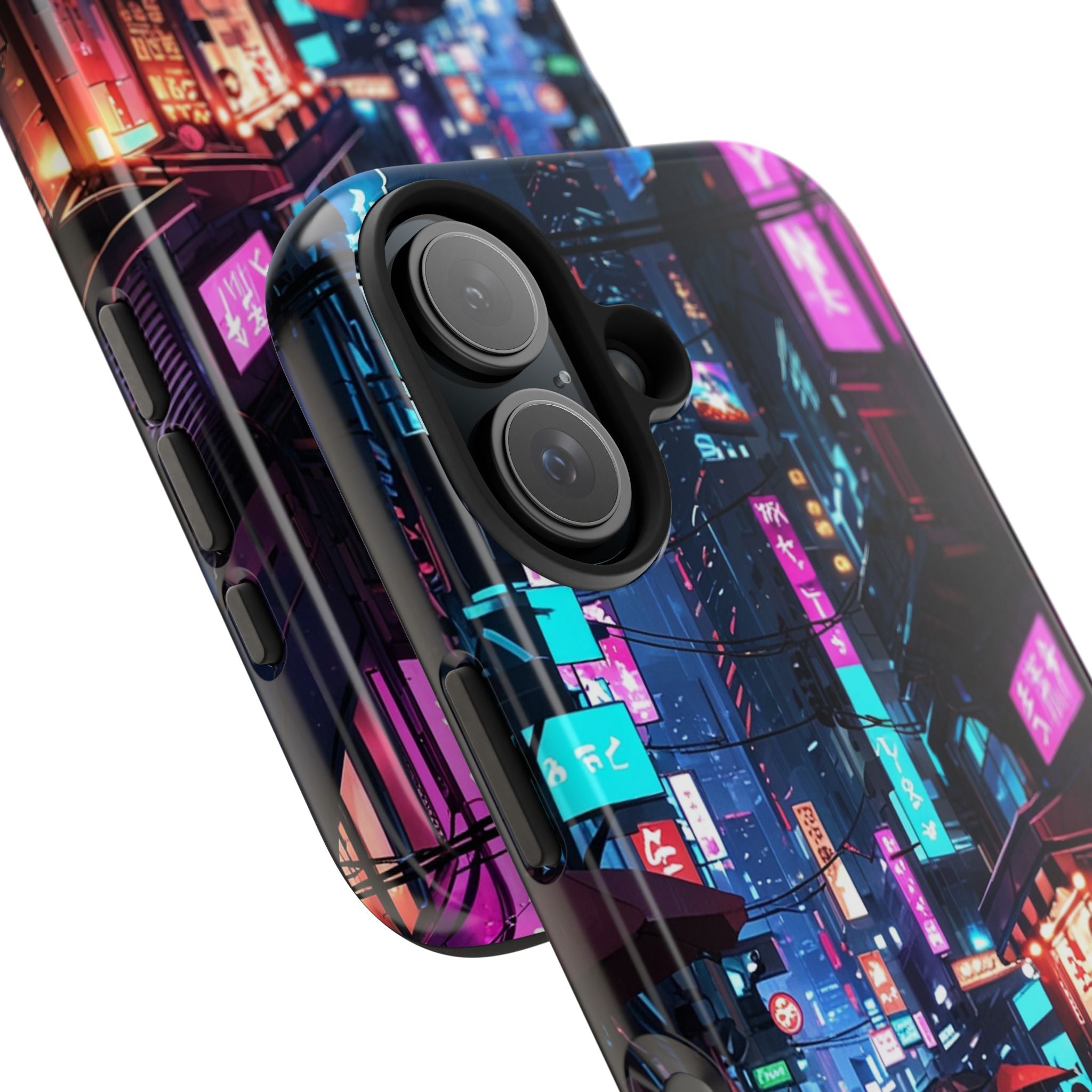 PHILIA — Neon City Alley Phone Case | Cyberpunk Tokyo Night