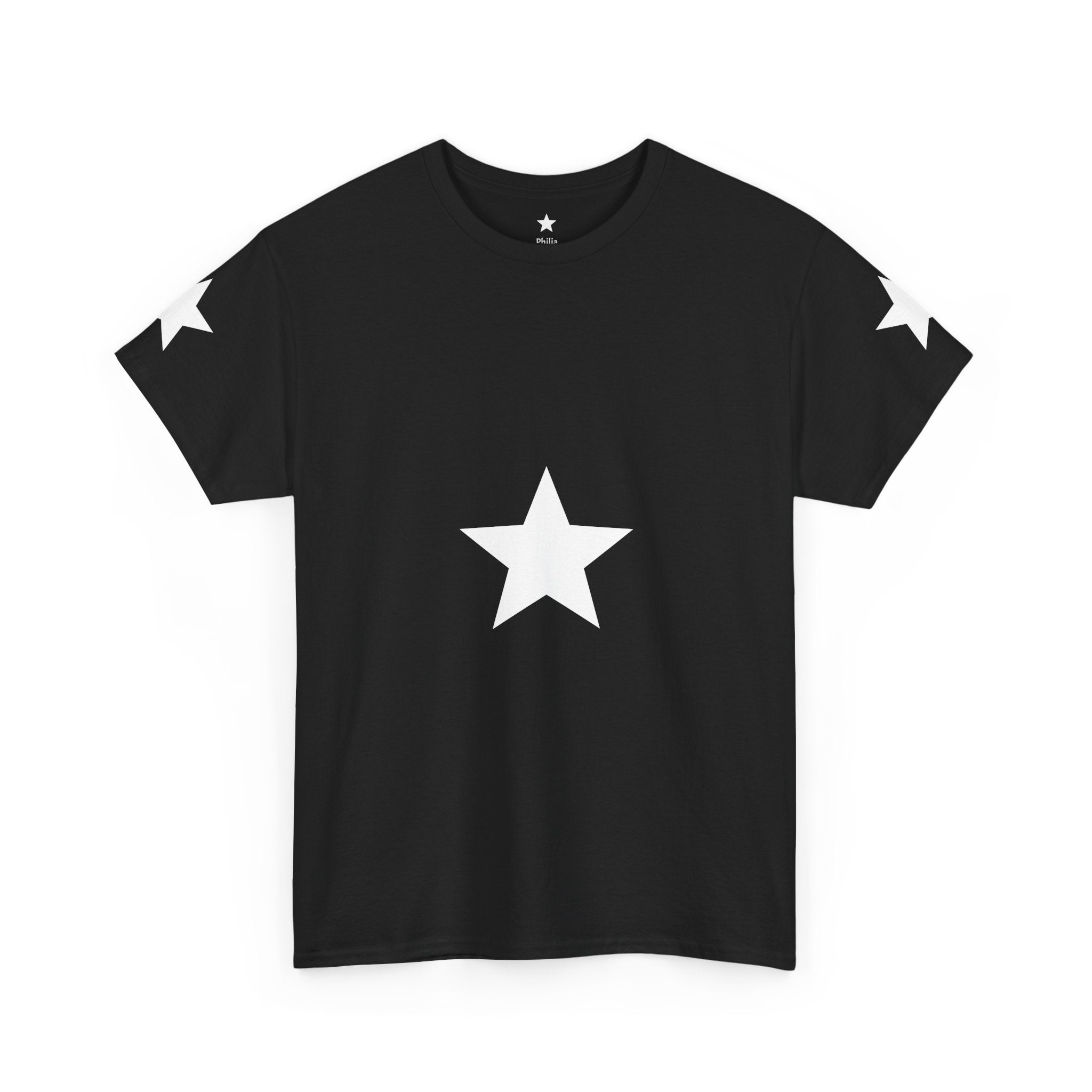 PHILIA — Black Star Tee | Minimal Festival Graphic T-Shirt