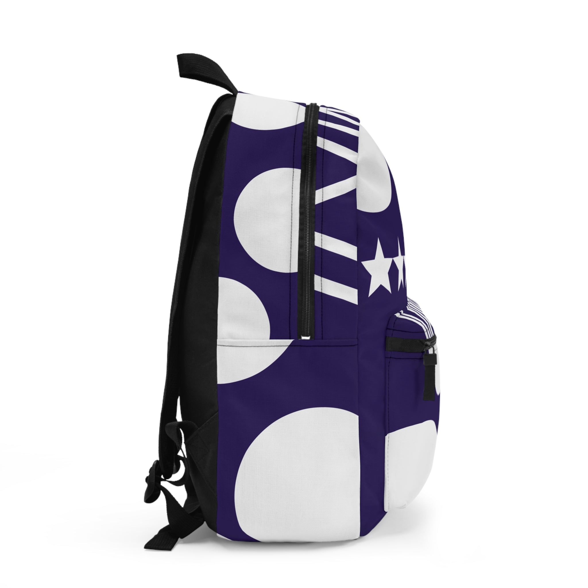 PHILIA — Purple Star Backpack | Bold All-Over Print Festival Bag
