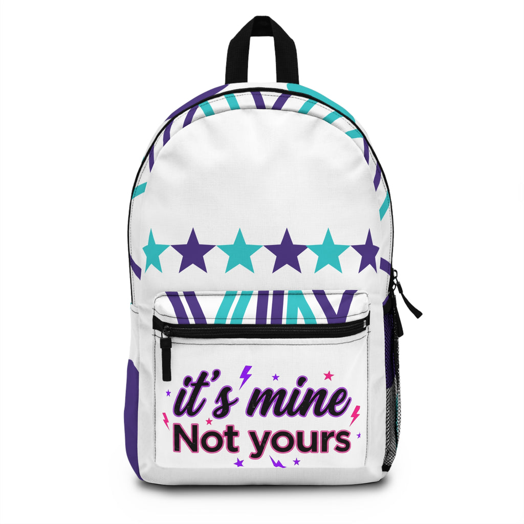 PHILIA — Black Star Backpack | Bold All-Over Print Festival Bag