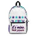 PHILIA — Black Star Backpack | Bold All-Over Print Festival Bag