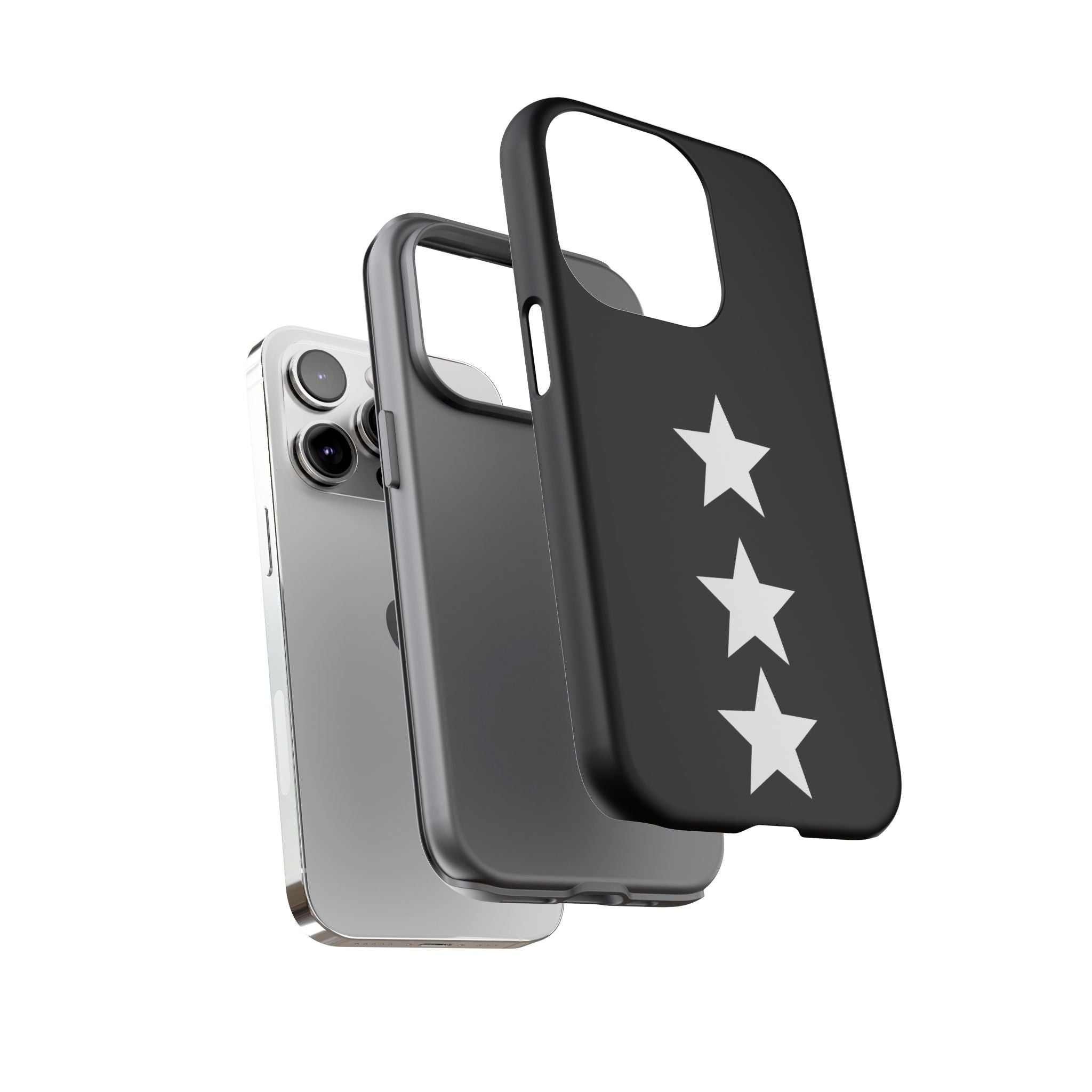 PHILIA — White Star Phone Case | Minimalist Rave Protective Cover