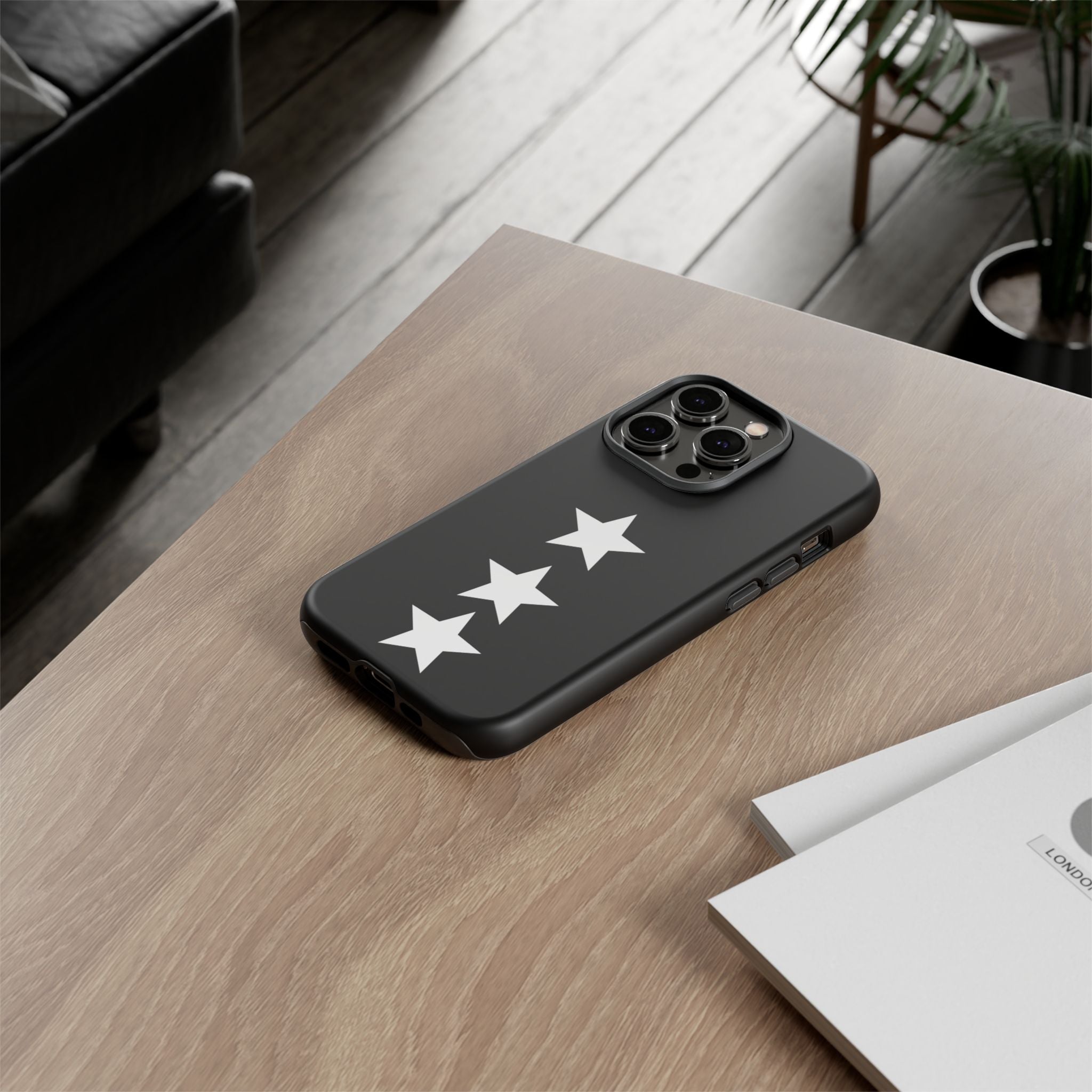 PHILIA — White Star Phone Case | Minimalist Rave Protective Cover