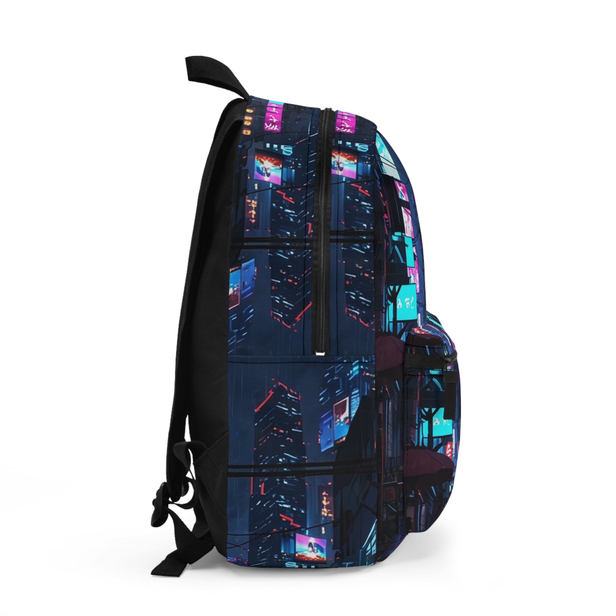 PHILIA — Neon City Nightscape Backpack | Cyberpunk Festival Bag