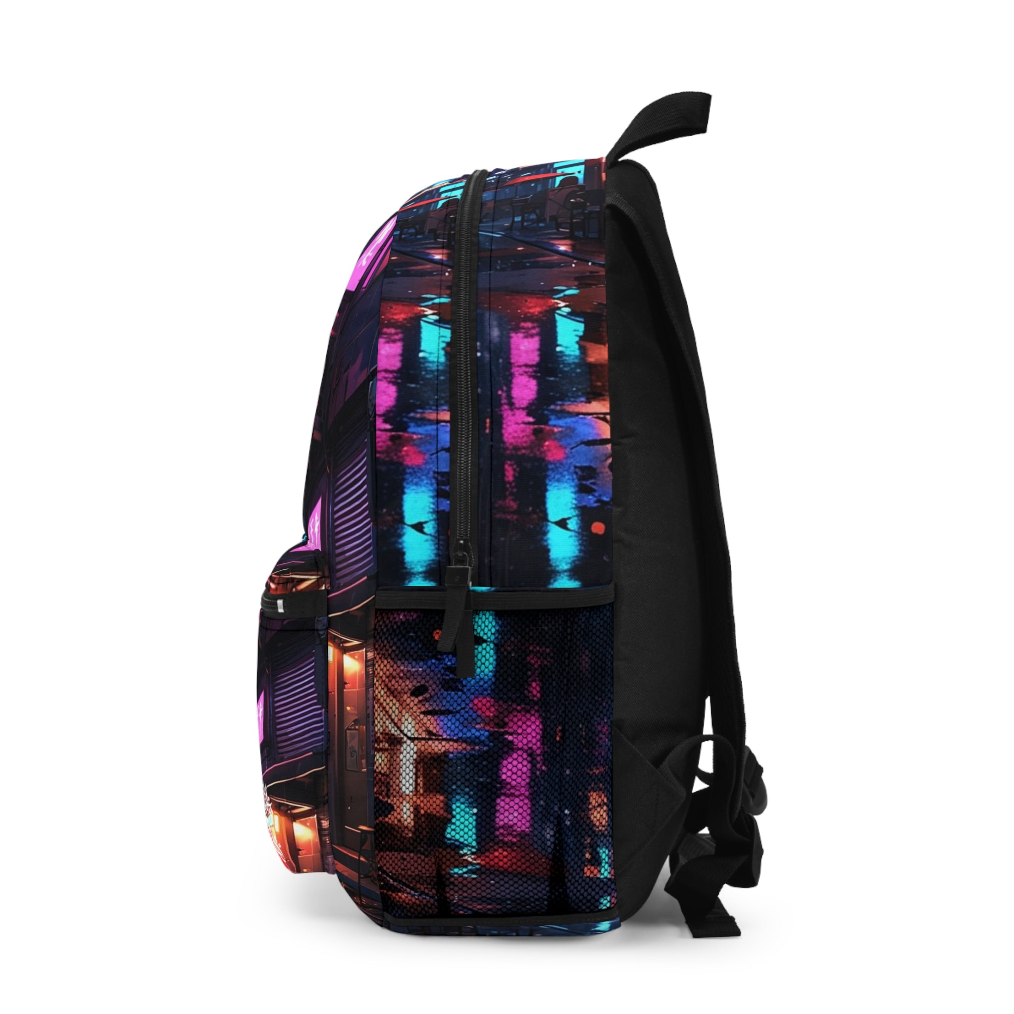 PHILIA — Neon City Nightscape Backpack | Cyberpunk Festival Bag
