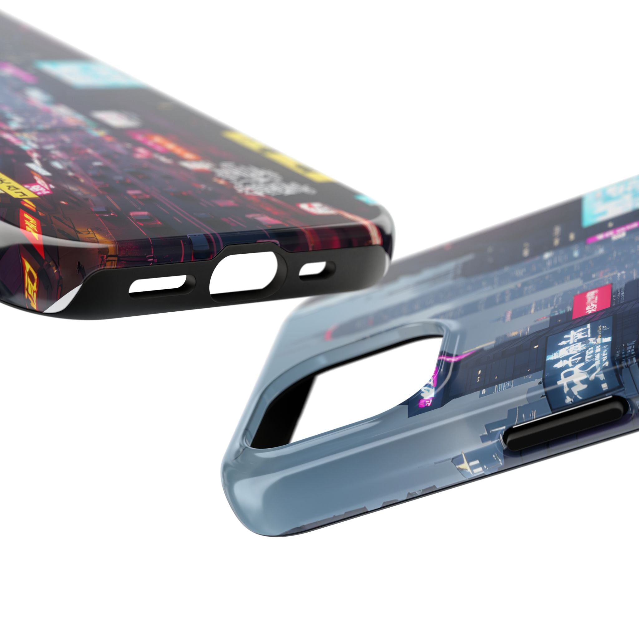 PHILIA — Cyberpunk City Phone Case | Futuristic Night Skyline