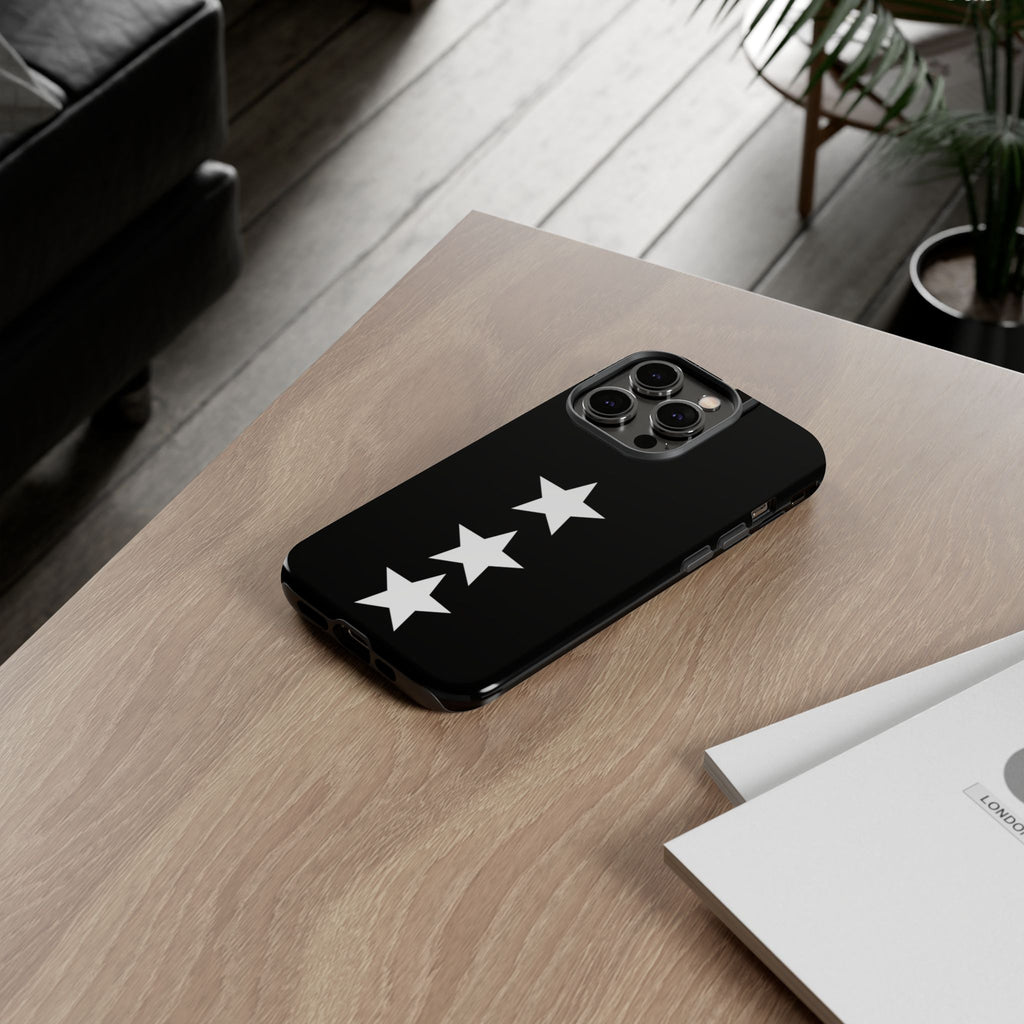PHILIA — White Star Phone Case | Minimalist Rave Protective Cover