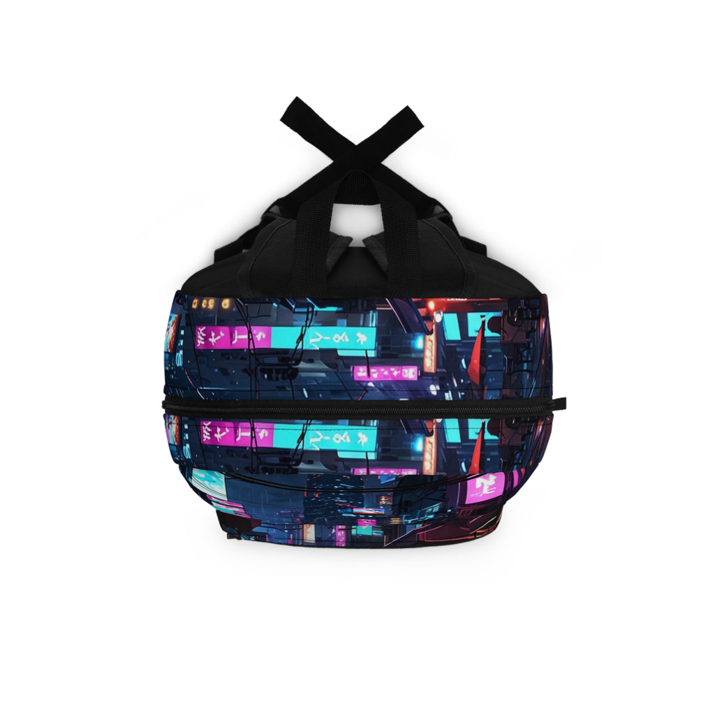 PHILIA — Neon City Nightscape Backpack | Cyberpunk Festival Bag