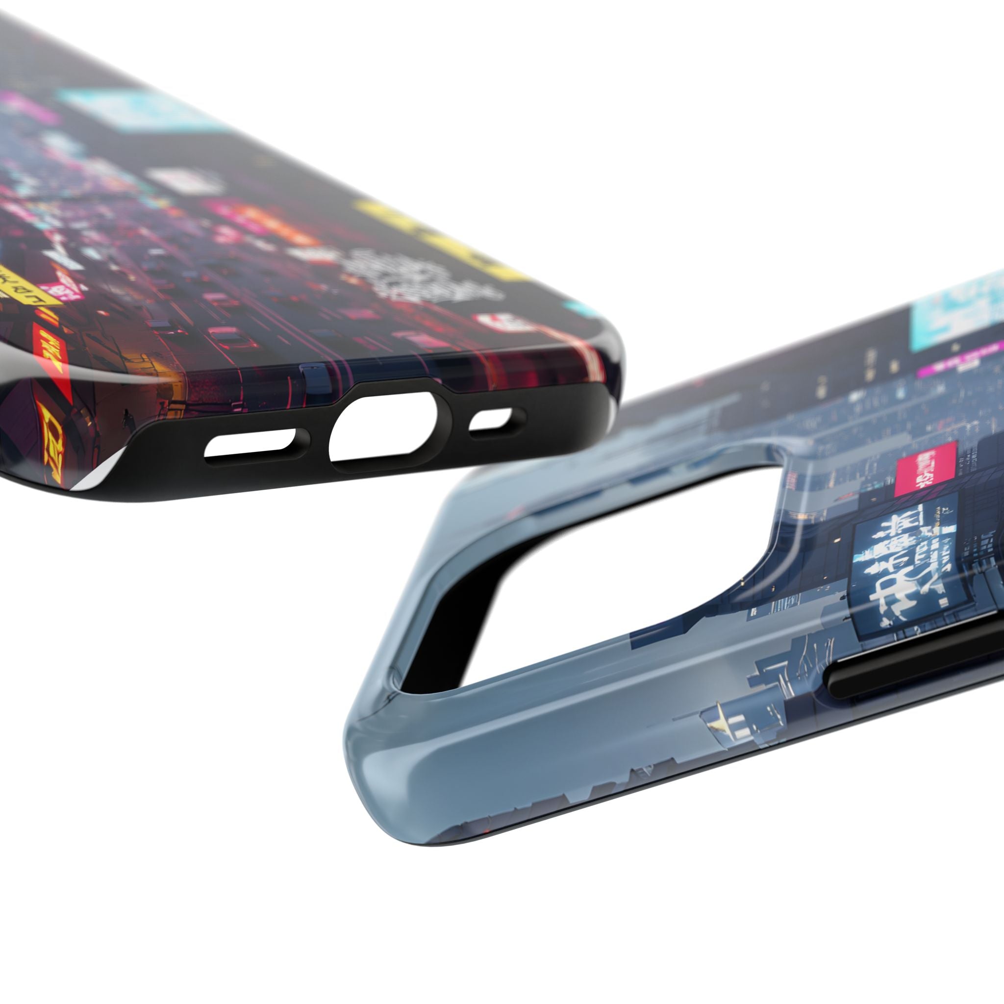 PHILIA — Cyberpunk City Phone Case | Futuristic Night Skyline