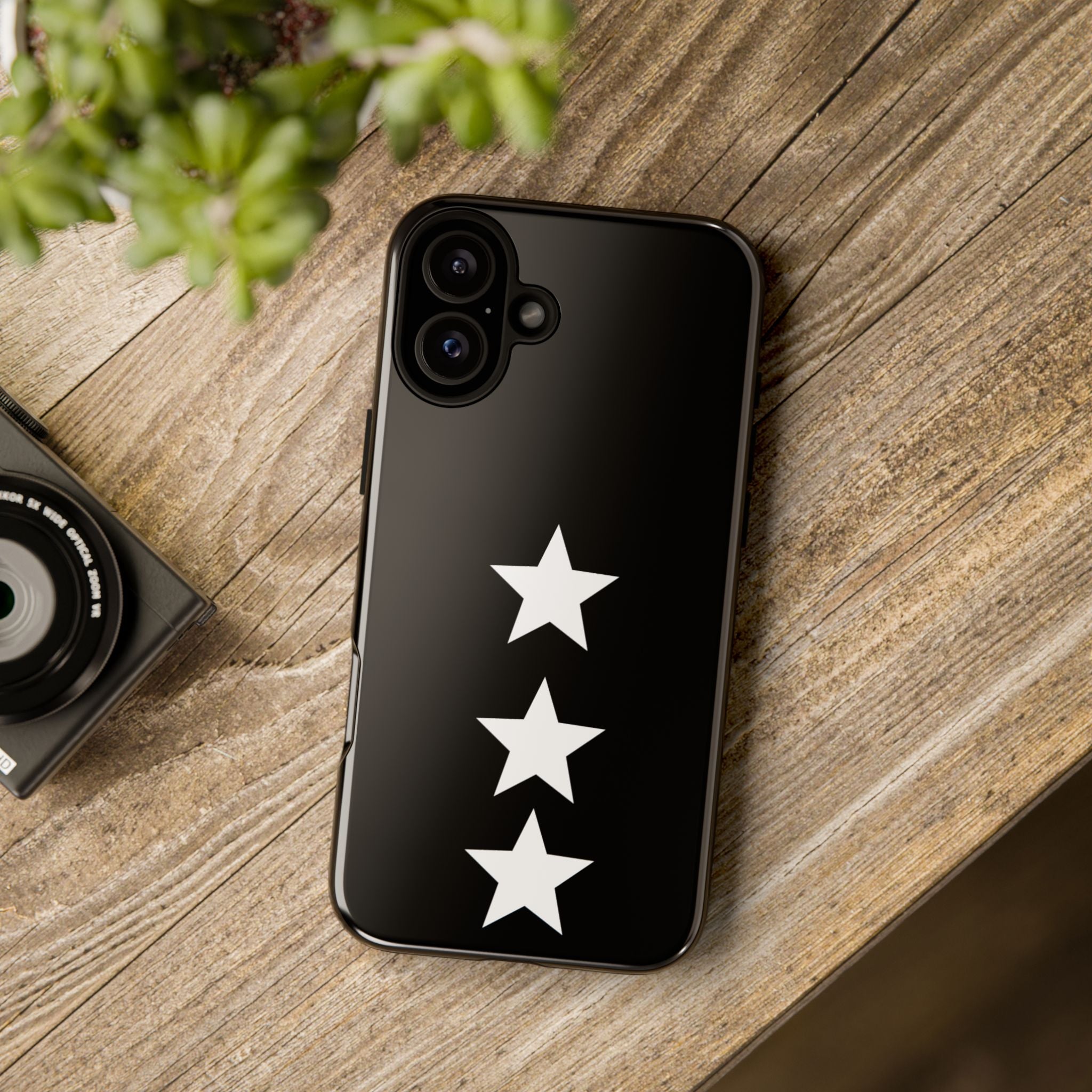 PHILIA — White Star Phone Case | Minimalist Rave Protective Cover