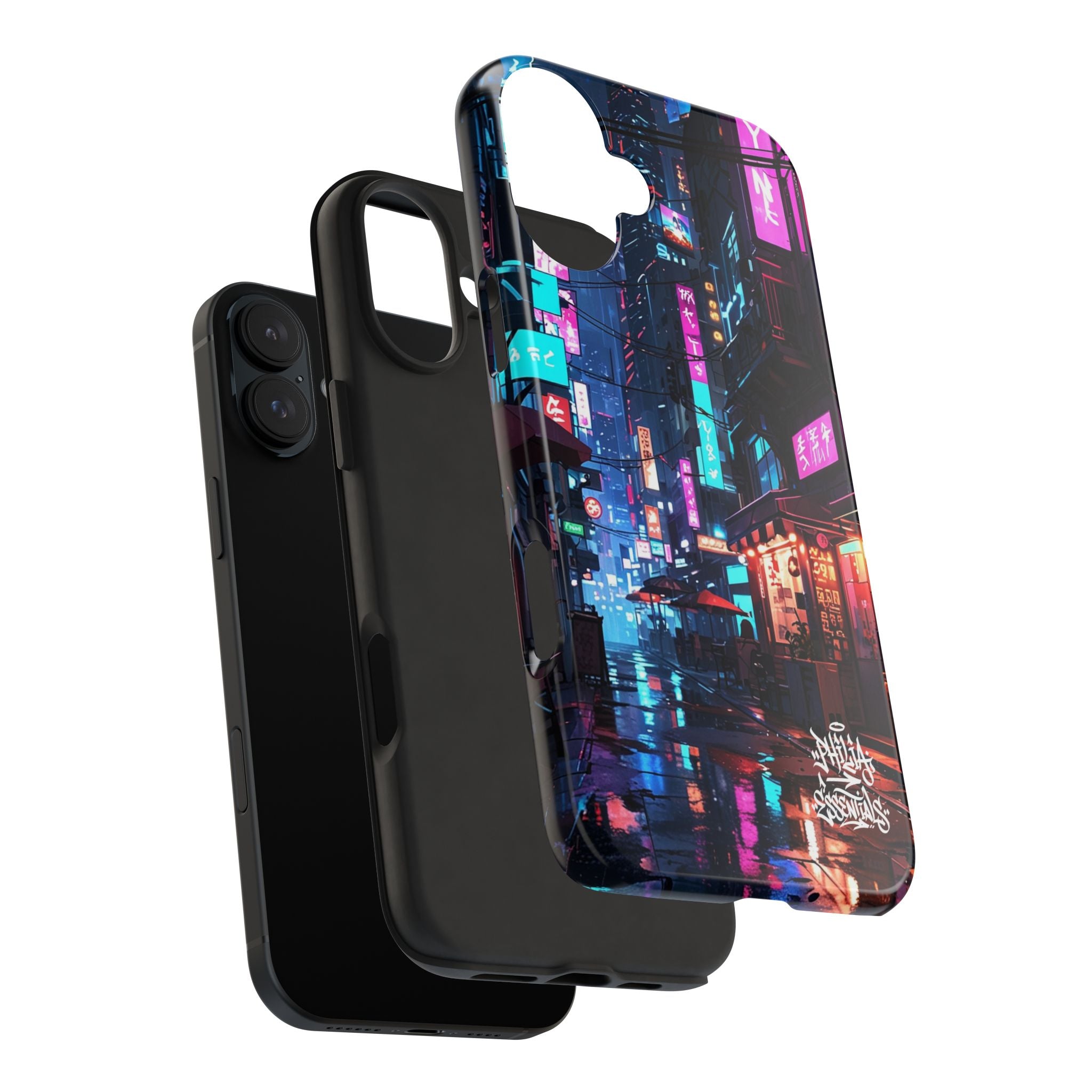 PHILIA — Neon City Alley Phone Case | Cyberpunk Tokyo Night