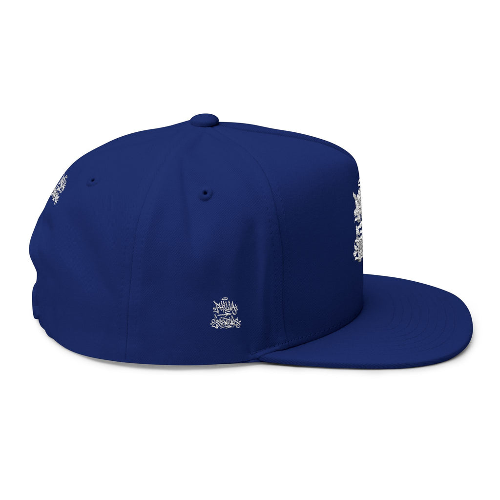 PHILIA — White Graffiti Logo Cap | Embroidered Streetwear Snapback