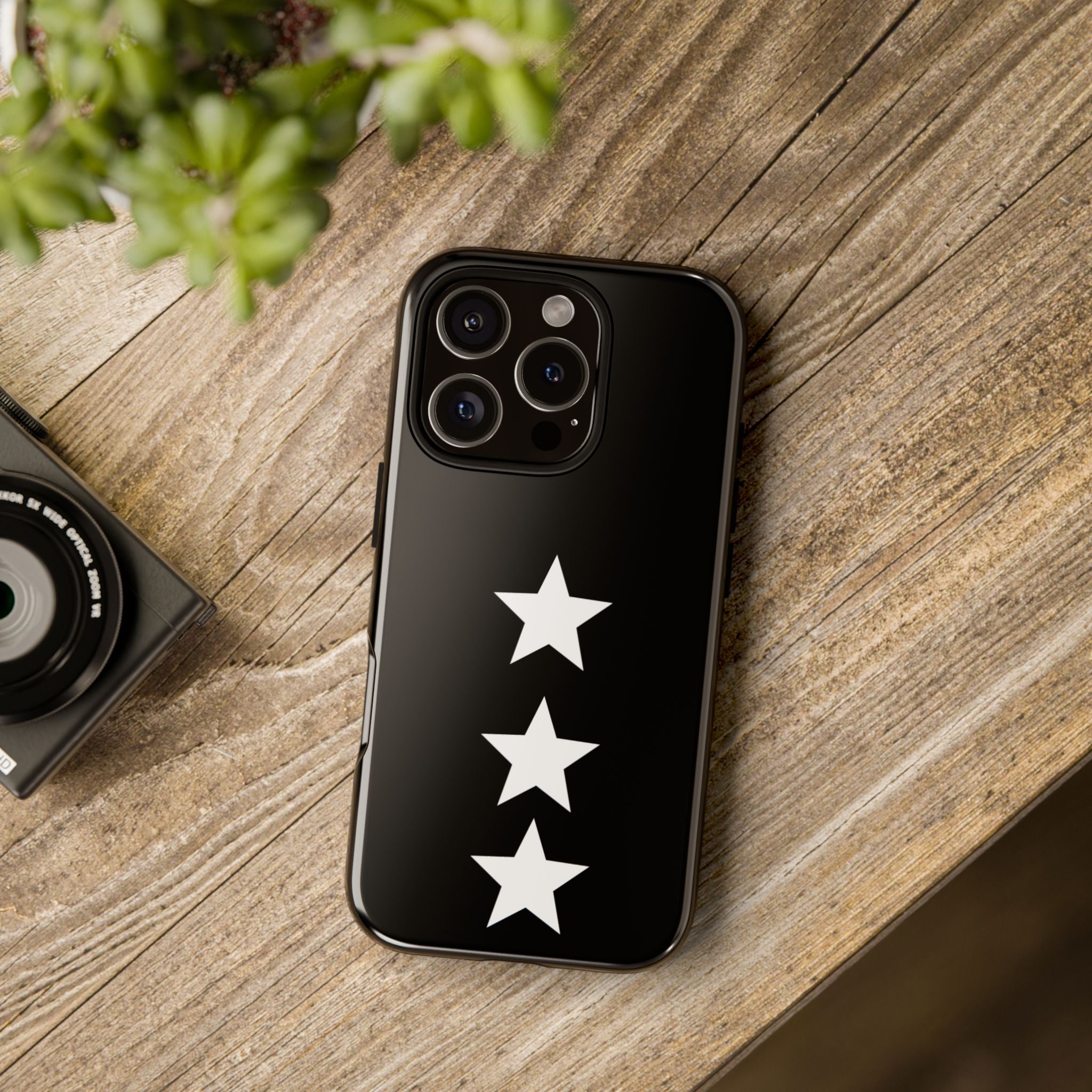 PHILIA — White Star Phone Case | Minimalist Rave Protective Cover