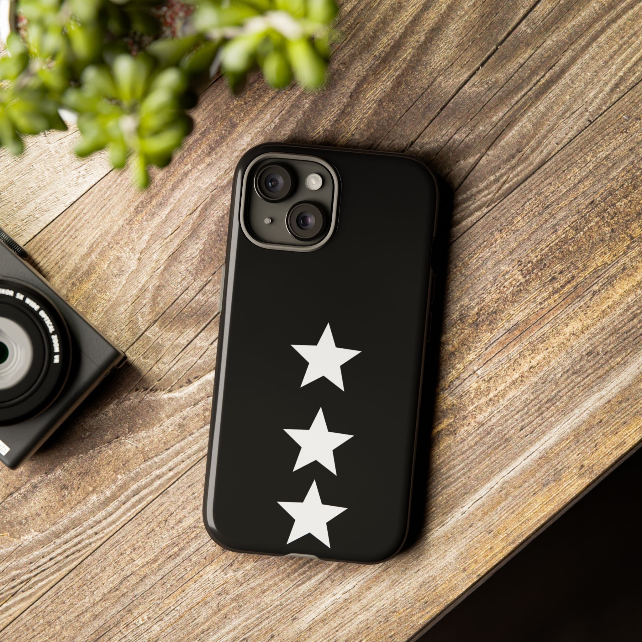 PHILIA — White Star Phone Case | Minimalist Rave Protective Cover