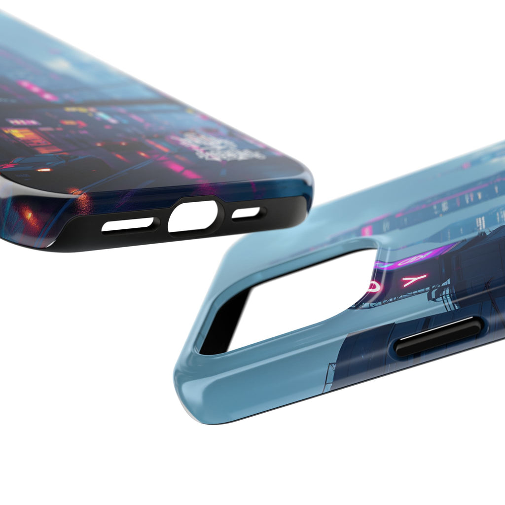 PHILIA — Neon Skyline Phone Case | Futuristic Festival Cover