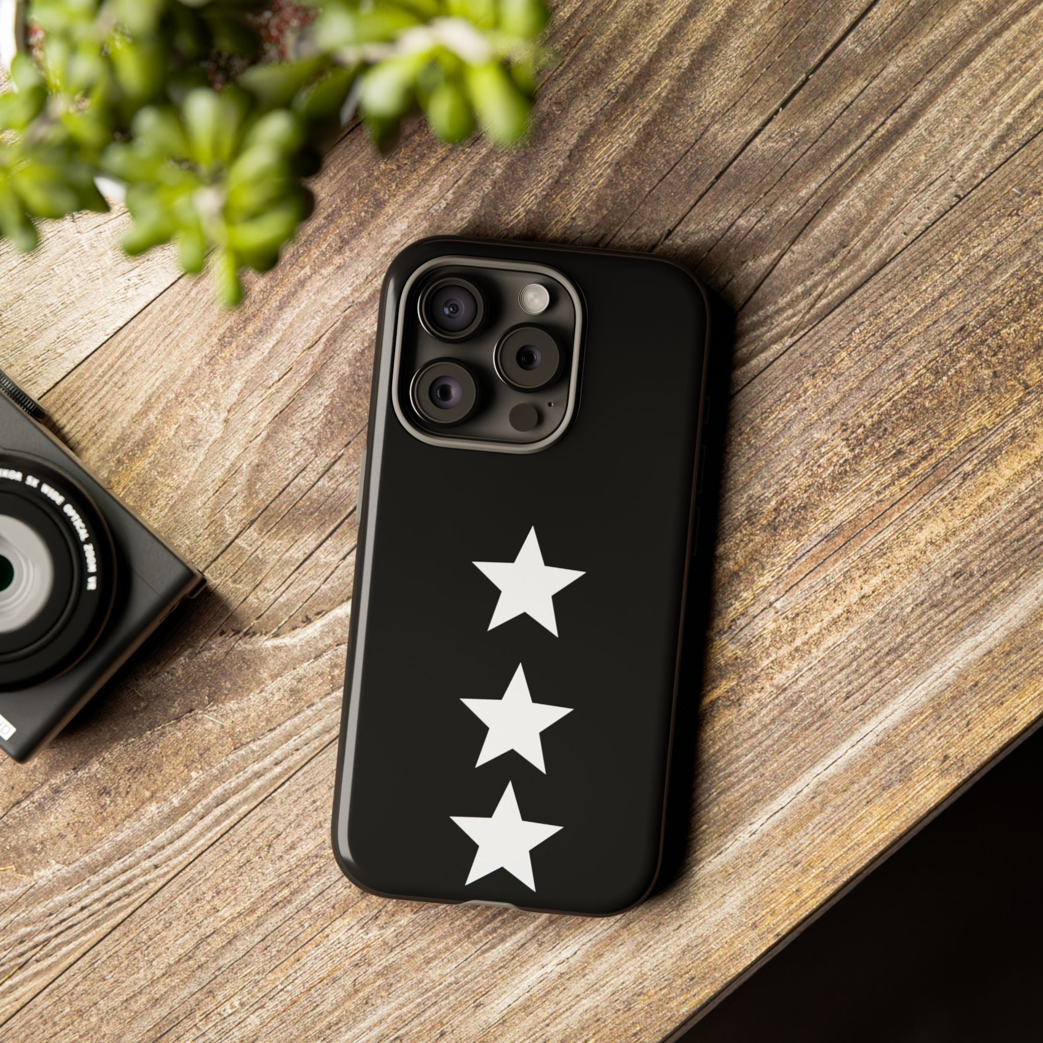PHILIA — White Star Phone Case | Minimalist Rave Protective Cover