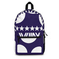 PHILIA — Purple Star Backpack | Bold All-Over Print Festival Bag