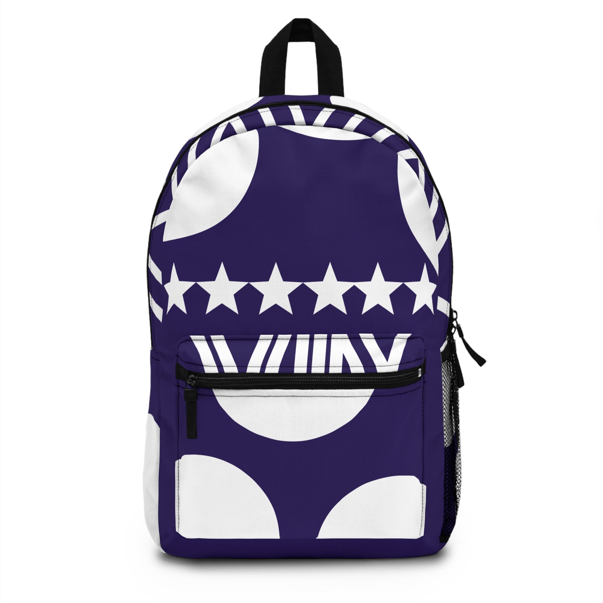 PHILIA — Purple Star Backpack | Bold All-Over Print Festival Bag