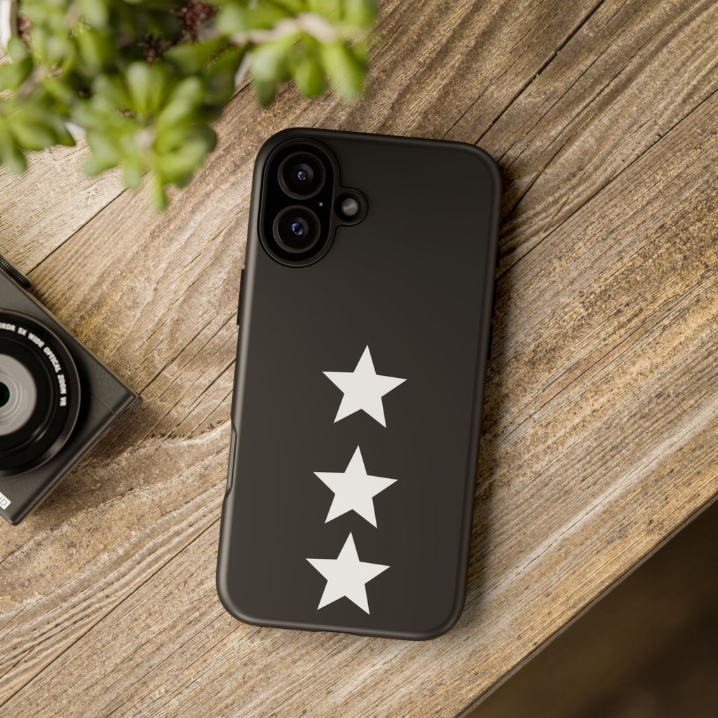 PHILIA — White Star Phone Case | Minimalist Rave Protective Cover