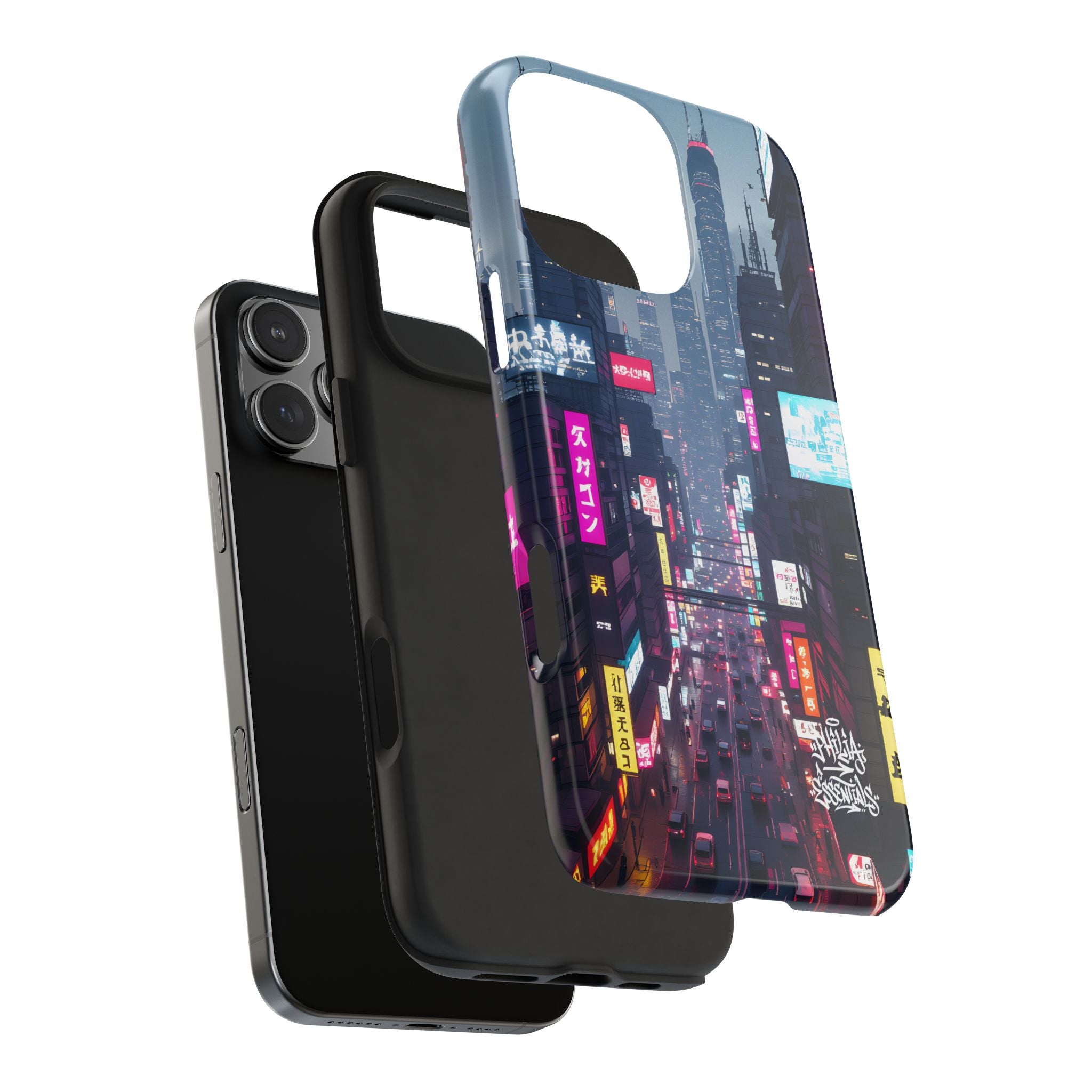 PHILIA — Cyberpunk City Phone Case | Futuristic Night Skyline