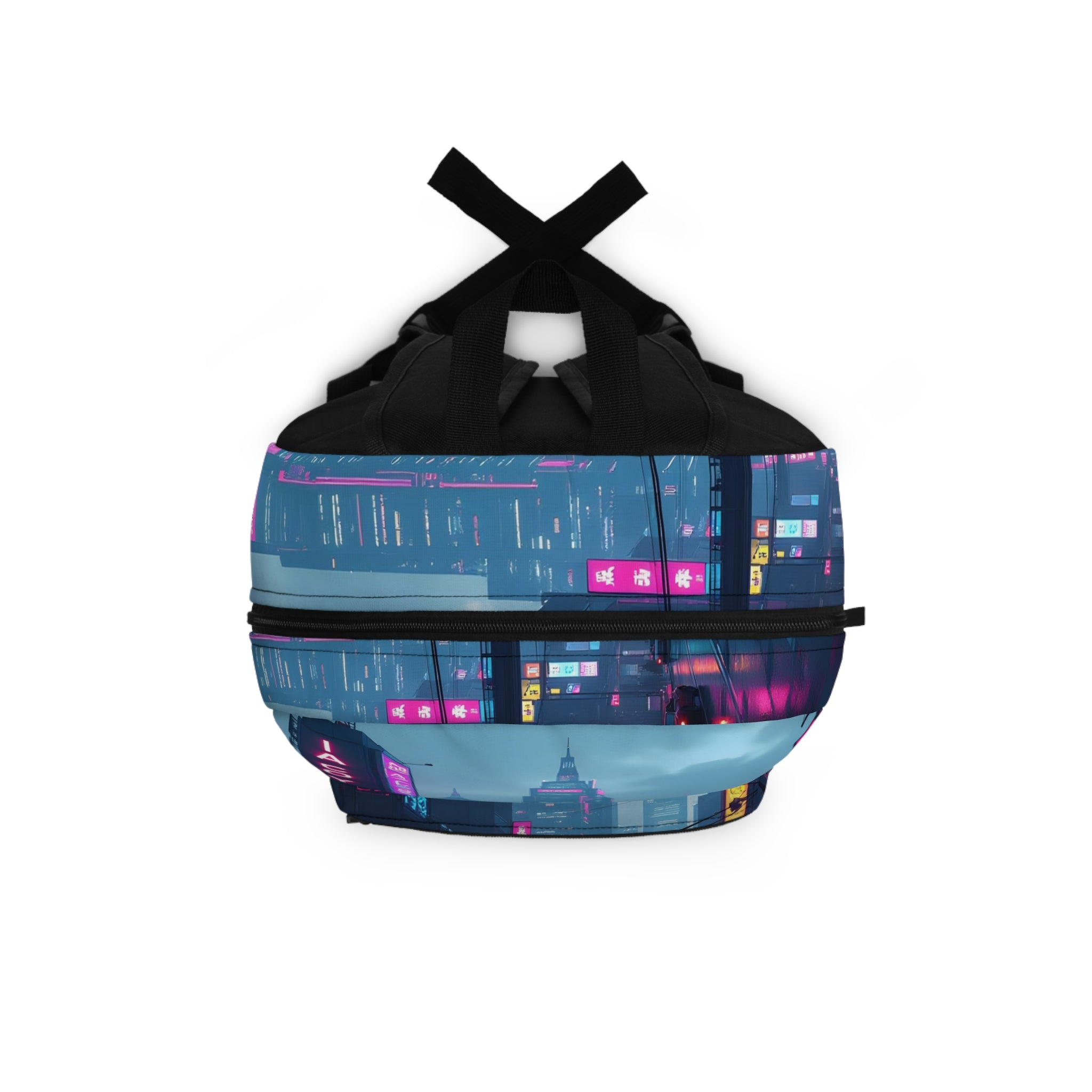 PHILIA — Neon City Skyline Backpack | Cyberpunk EDM Festival Bag