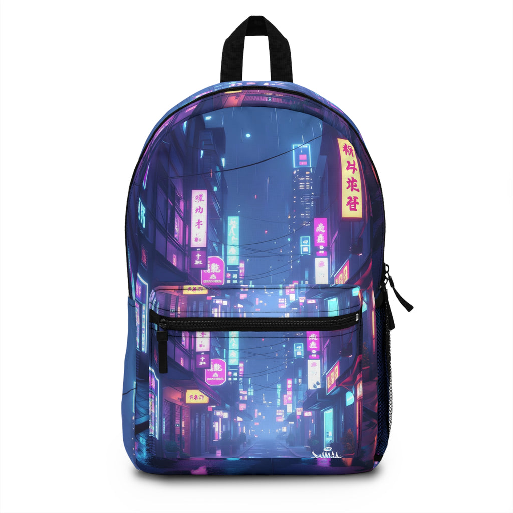PHILIA — Neon City Street Backpack | Cyberpunk Rave Bag