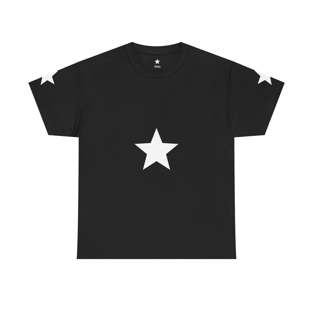 PHILIA — Black Star Tee | Minimal Festival Graphic T-Shirt