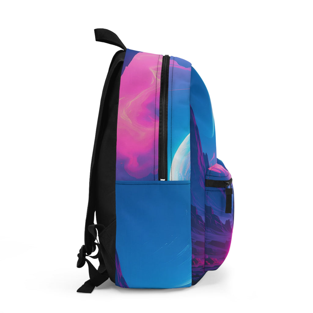 PHILIA — Neon Lightsaber Duel Backpack | Sci-Fi Galaxy Festival Bag