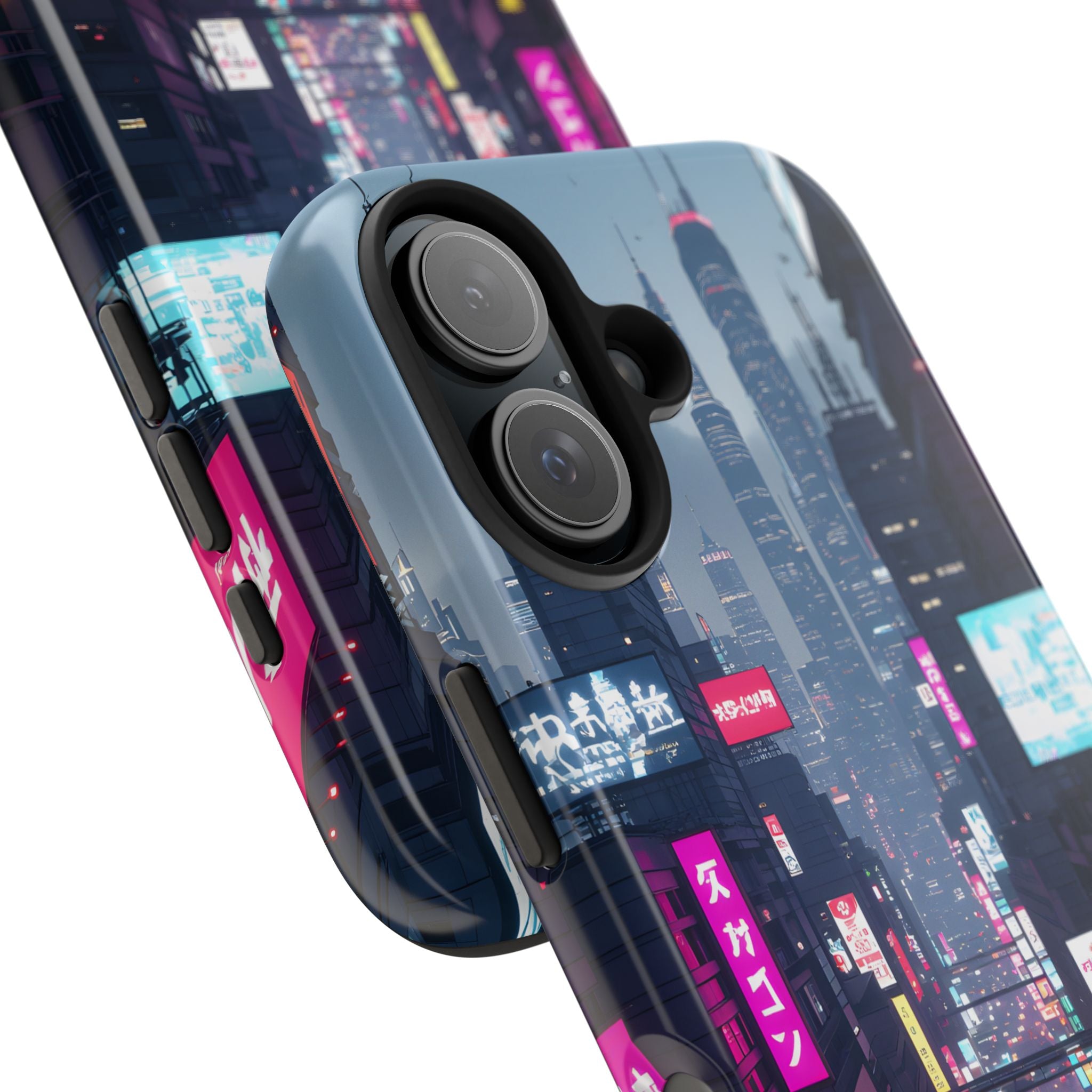 PHILIA — Cyberpunk City Phone Case | Futuristic Night Skyline