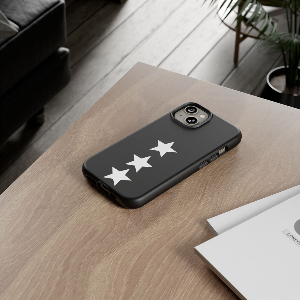 PHILIA — White Star Phone Case | Minimalist Rave Protective Cover
