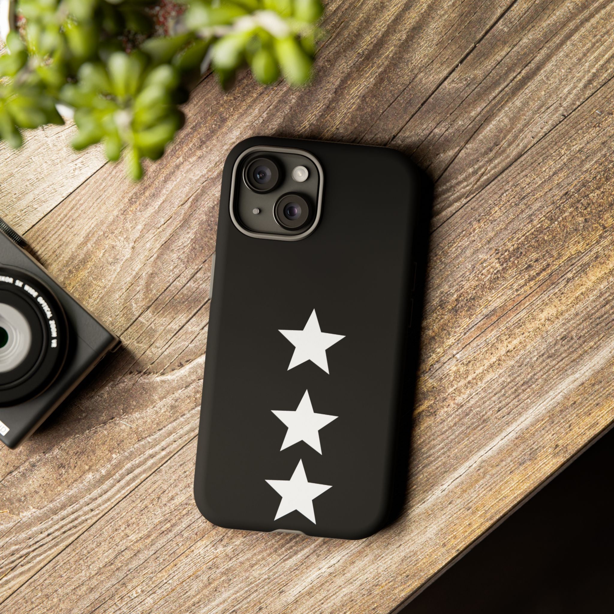 PHILIA — White Star Phone Case | Minimalist Rave Protective Cover