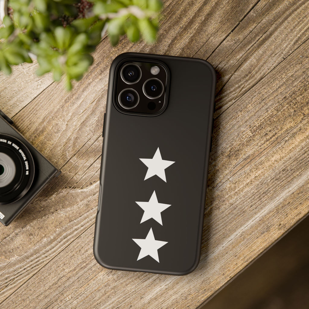 PHILIA — White Star Phone Case | Minimalist Rave Protective Cover