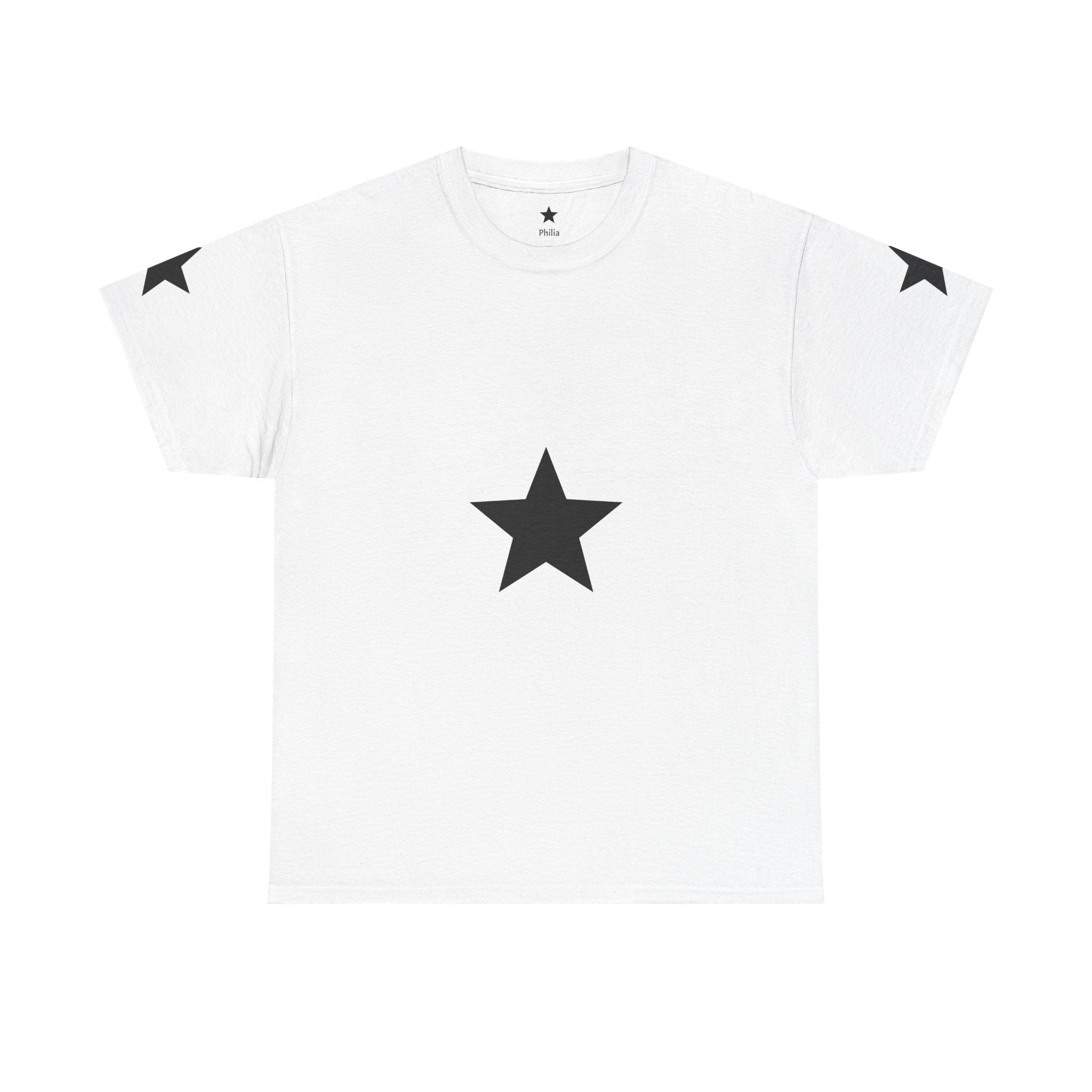 PHILIA — Black Star Tee | Minimal Festival Graphic T-Shirt