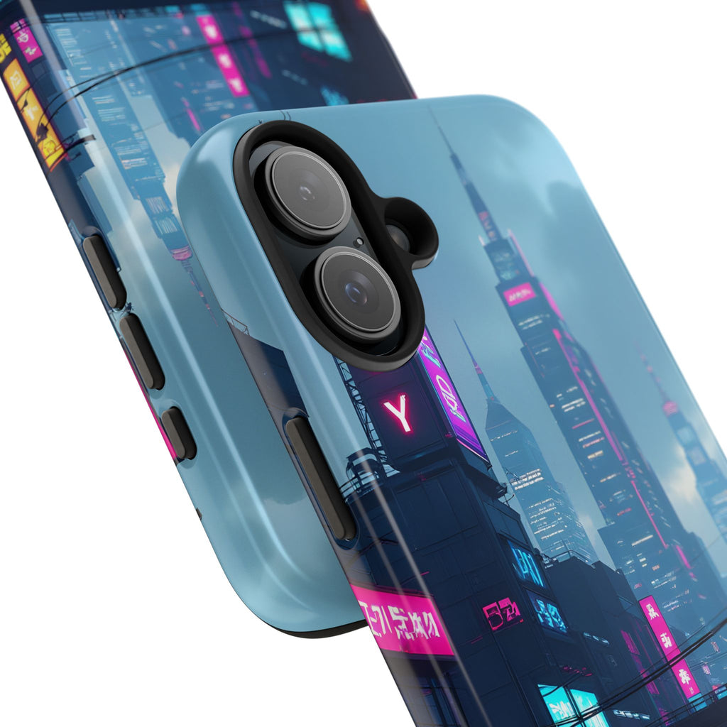 PHILIA — Neon Skyline Phone Case | Futuristic Festival Cover