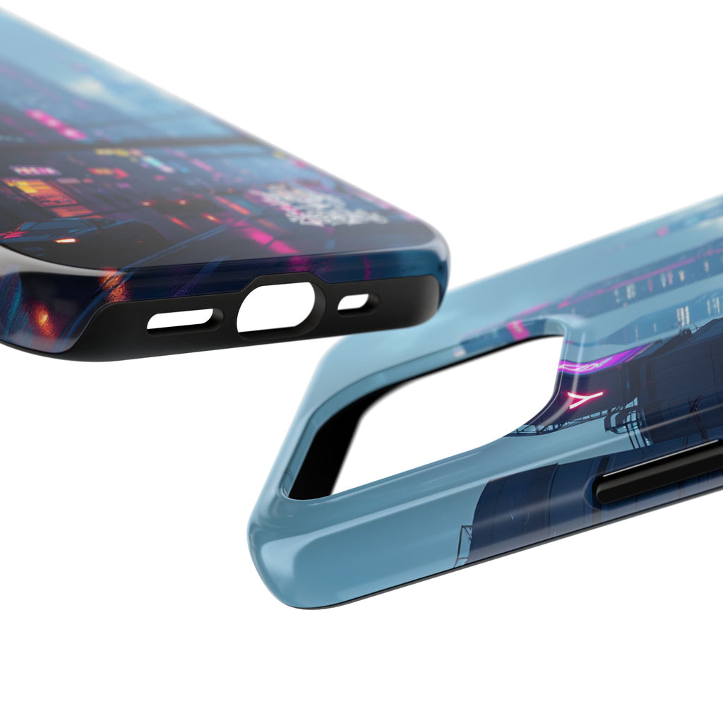 PHILIA — Neon Skyline Phone Case | Futuristic Festival Cover