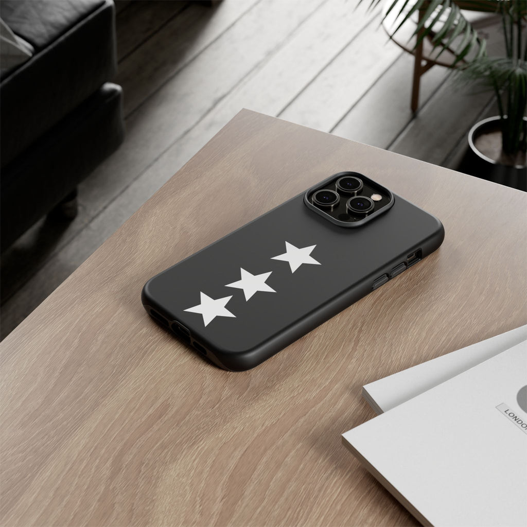 PHILIA — White Star Phone Case | Minimalist Rave Protective Cover