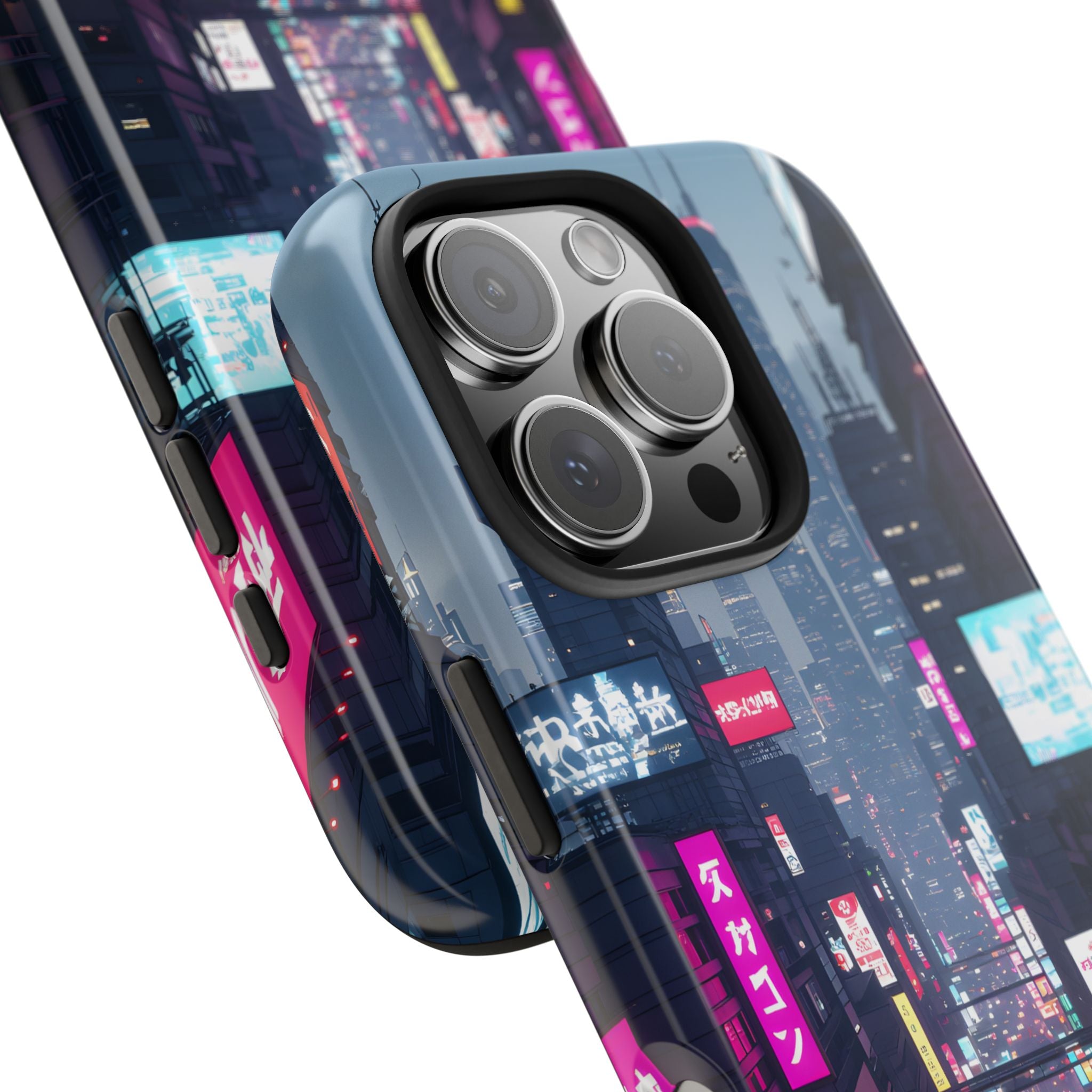 PHILIA — Cyberpunk City Phone Case | Futuristic Night Skyline